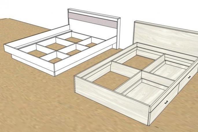 Самостоятельное изготовление кровати из дерева: нюансы работы